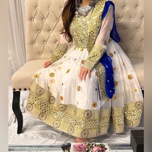 White Afghan outfit for sale!